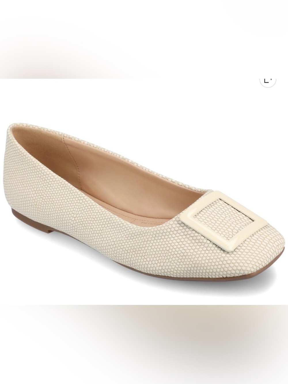 NWT Journee Womens Zimia Ballet Slip On Square Toe Dress Flats